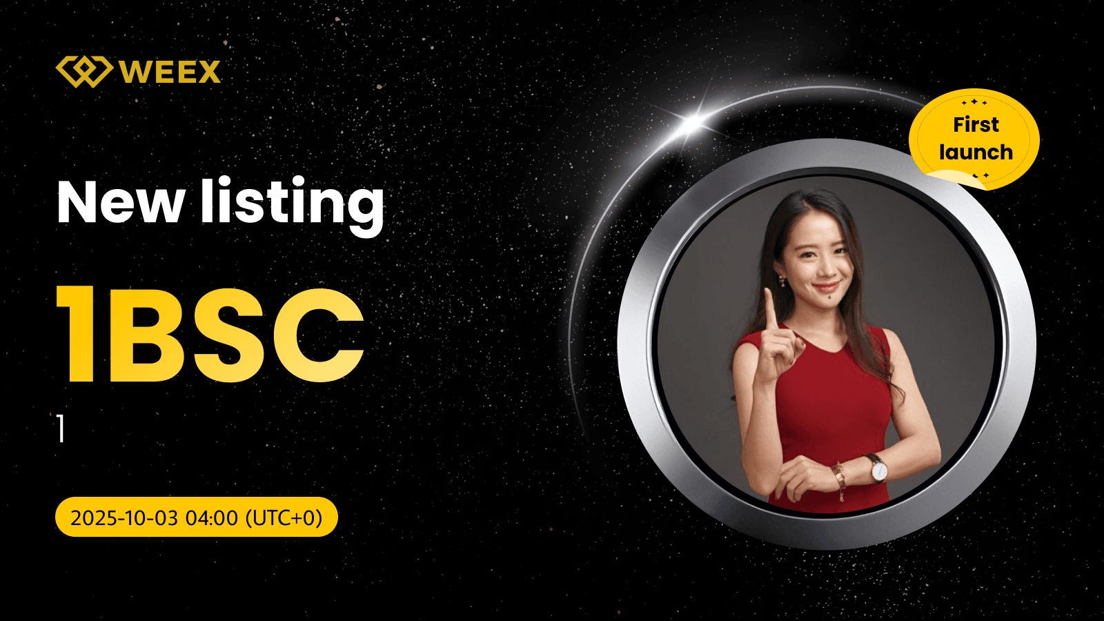 1BSC USDT 在 WEEX 上的首次亮相： 1 (1BSC) Coin Live