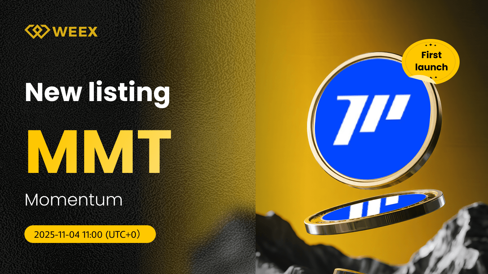 MMT/USDT 现货交易上线 WEEX,支持 Momentum (MMT) 代币