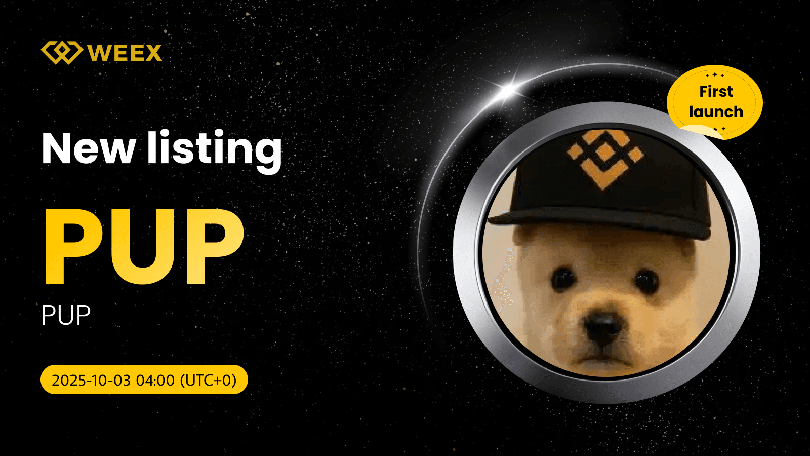 Giao dịch giao ngay PUP USDT ra mắt trên WEEX