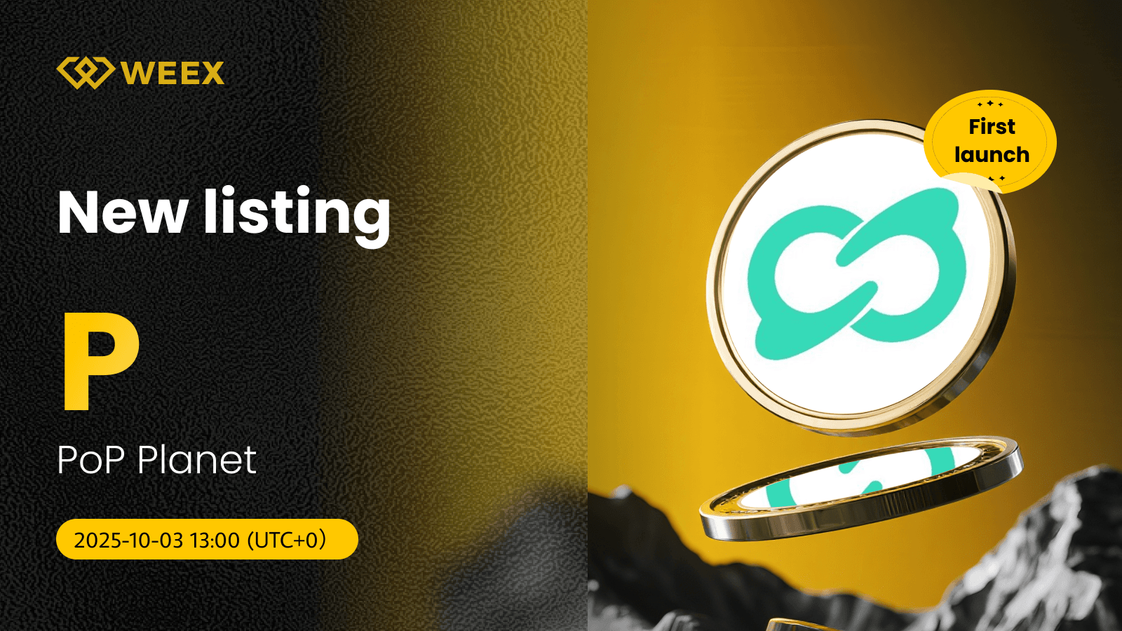 P USDT ra mắt trên WEEX: Giao dịch trực tiếp đồng tiền PoP Planet (P)