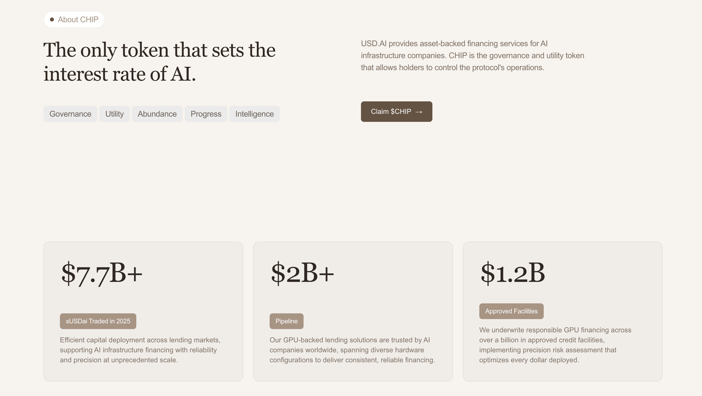O que é o USD.AI (CHIP)? O token CHIP explicado