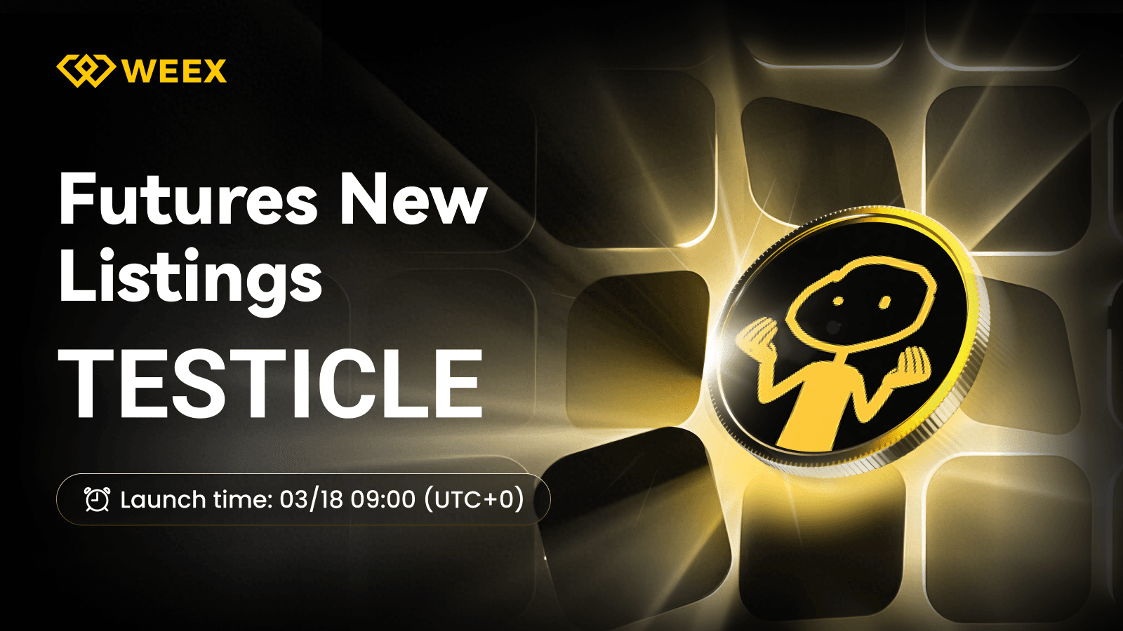 TESTICLE USDT na WEEX: Novo par de futuros TESTICLE