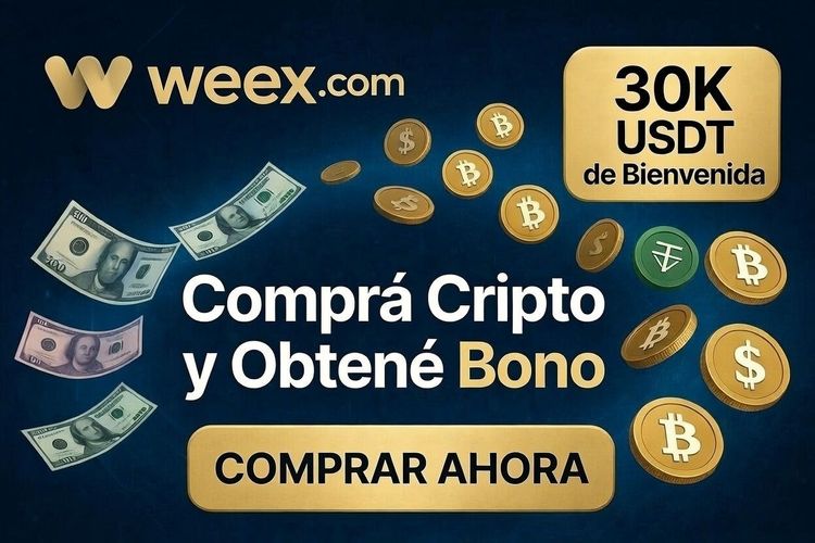 Compre criptomoedas na Argentina e ganhe seu bônus WEEX