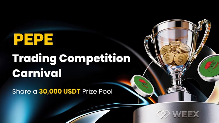 Cuộc thi PEPE Spot trên WEEX: Hãy leo lên bảng xếp hạng PEPE và chia sẻ 30.000 USDT