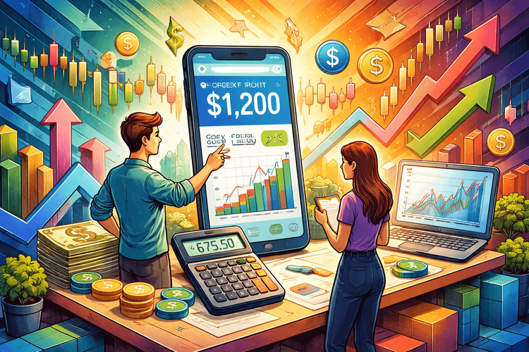Máy tính lợi nhuận forex 2026: hướng dẫn tính lãi lỗ cho người mới đầu tư