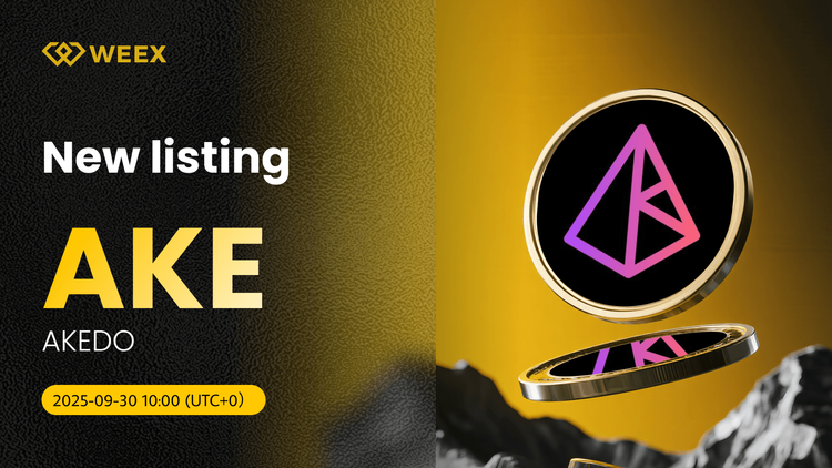 AKE USDT Trading 在 WEEX 上市时推出 AKEDO (AKE) Coin