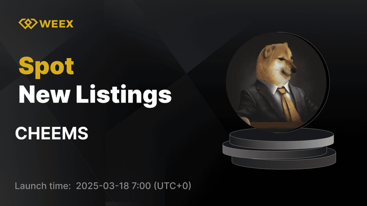 CHEEMS (CHEEMS) é listado na WEEX Spot – O comércio de CHEEMS USDT começa
