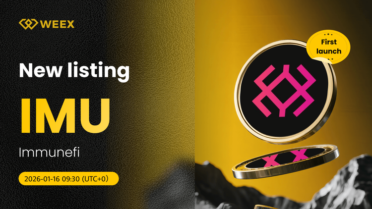 IMU USDT ao vivo: Moeda Immunefi (IMU) listada na WEEX Spot