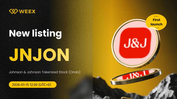 JNJON USDT Listado em WEEX: Comércio Johnson &amp; Johnson Coin