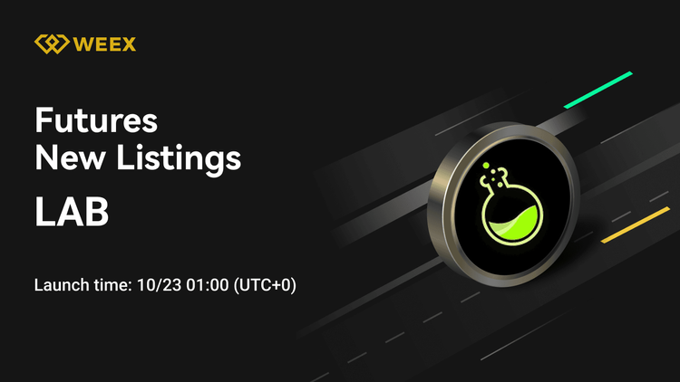 LAB USDT 合约现已在 WEEX 上线，用于 LAB 币