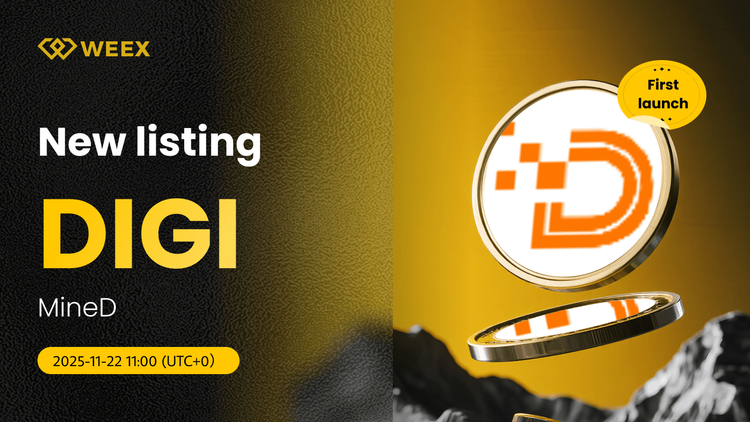 MineD (DIGI) USDT 现货交易上线 WEEX