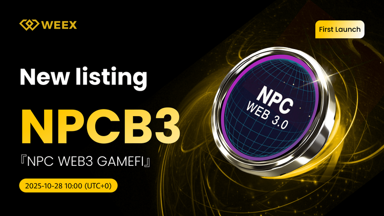 NPCB3 USDT在WEEX现货交易平台上线