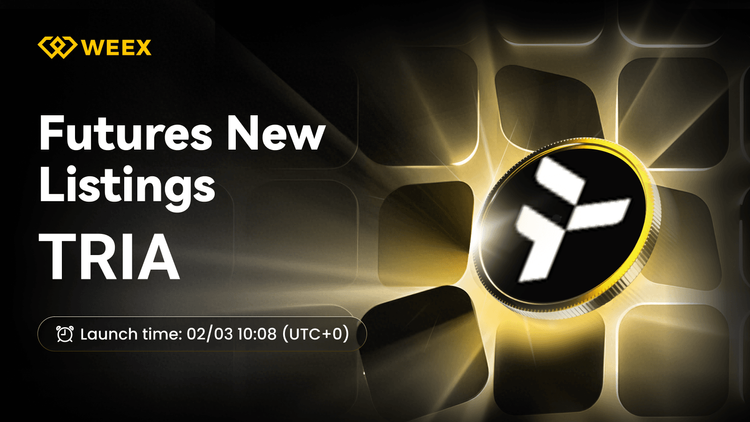 TRIA USDT listado na WEEX: Negocie futuros da Tria agora