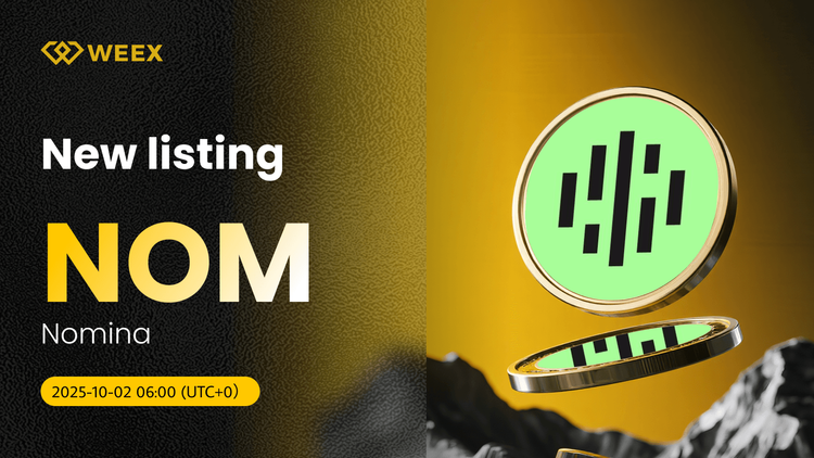 NOM USDT Trading上线： WEEX列出提名硬币