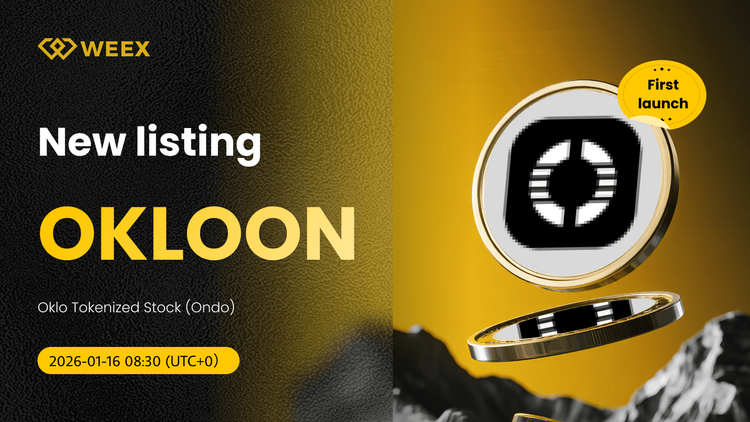OKLOON USDT: Ação Tokenizada Oklo (Ondo) listada na WEEX Spot