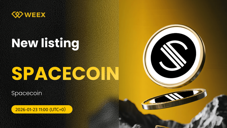 SPACECOIN USDT Primeira listagem na WEEX Spot