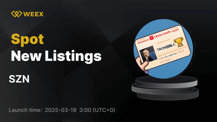 SZN (SZN) 現已在 WEEX 上線 – 立即交易 SZN USDT