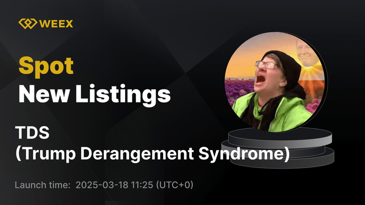 A Síndrome de Desorientação por Trump (TDS) já está sendo negociada na WEEX – Explore o par TDS/USDT!