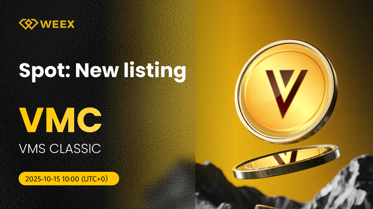 VMC USDT 现货交易在 WEEX 上开盘换VMS CLASSIC Coin