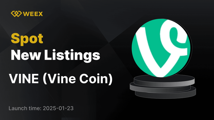 Vine Coin (VINE) agora listado e negociação do par VINE USDT aberta na WEEX