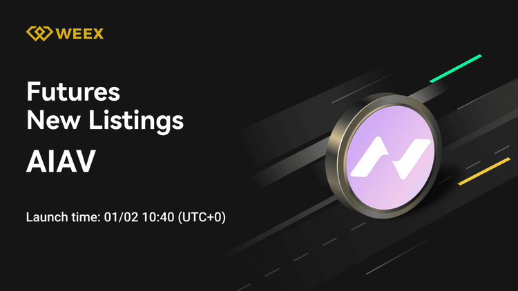 AIAV USDT Perpetual Contract agora listado na WEEX Futures