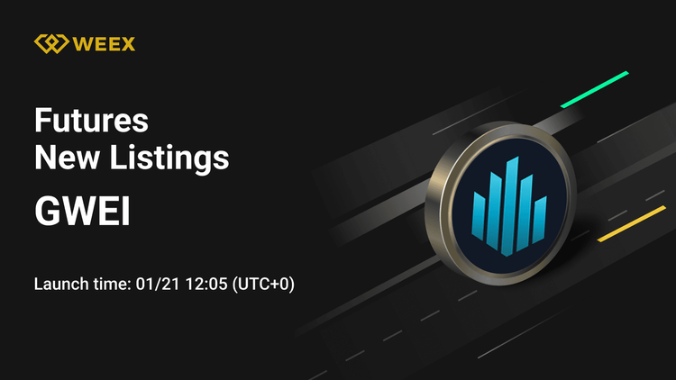 Contrato perpétuo GWEI USDT é lançado na WEEX Futures