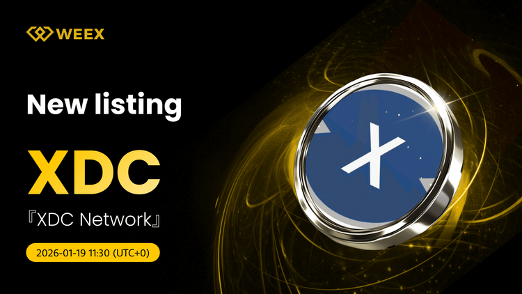 Par de XDC USDT listado: Negocie a moeda da rede XDC na WEEX Spot