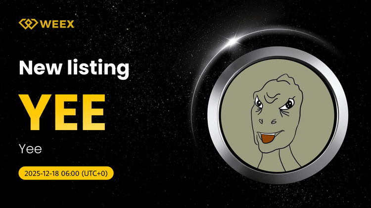 YEE/USDT 交易上线:Yee Coin 登陆 WEEX 现货