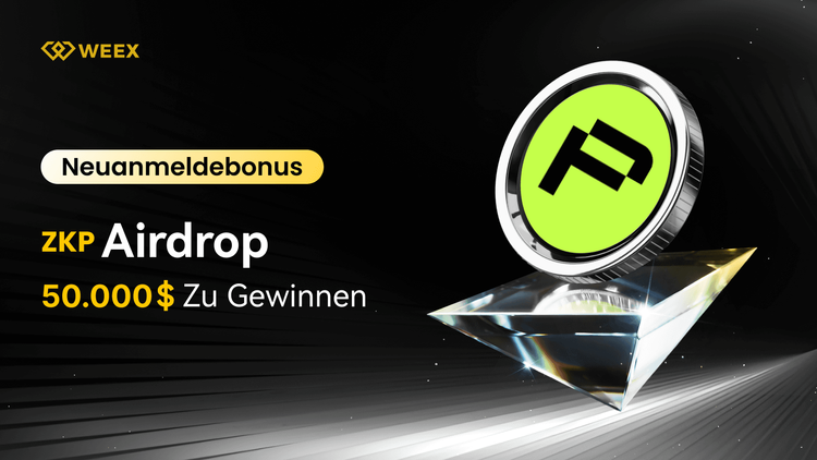 ZKP Airdrop on WEEX Exchange: Compartilhe 50.000 USDT em New User Rewards