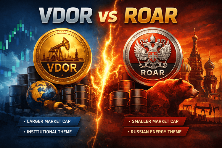 VDOR vs ROAR: Which Oil-Theme Crypto Token Looks Stronger in 2026?