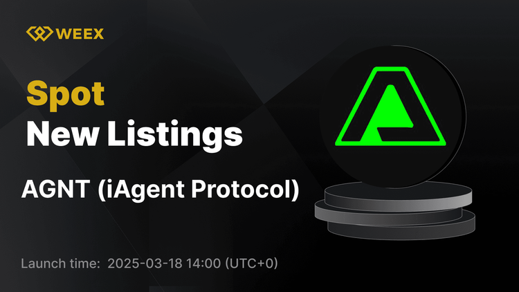 Protocolo iAgent (AGENT) Agora Disponível no WEEX – Abertura de Negociações AGENT USDT