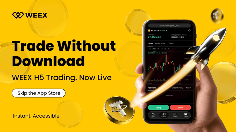 Cách giao dịch tiền điện tử mà không cần App Store: Giao dịch tiền điện tử ngay lập tức trên WEEX