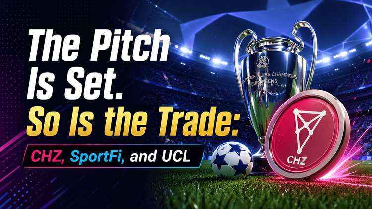 O palco está montado. Assim é o negócio: CHZ, SportFi e a janela da UCL que não vai esperar