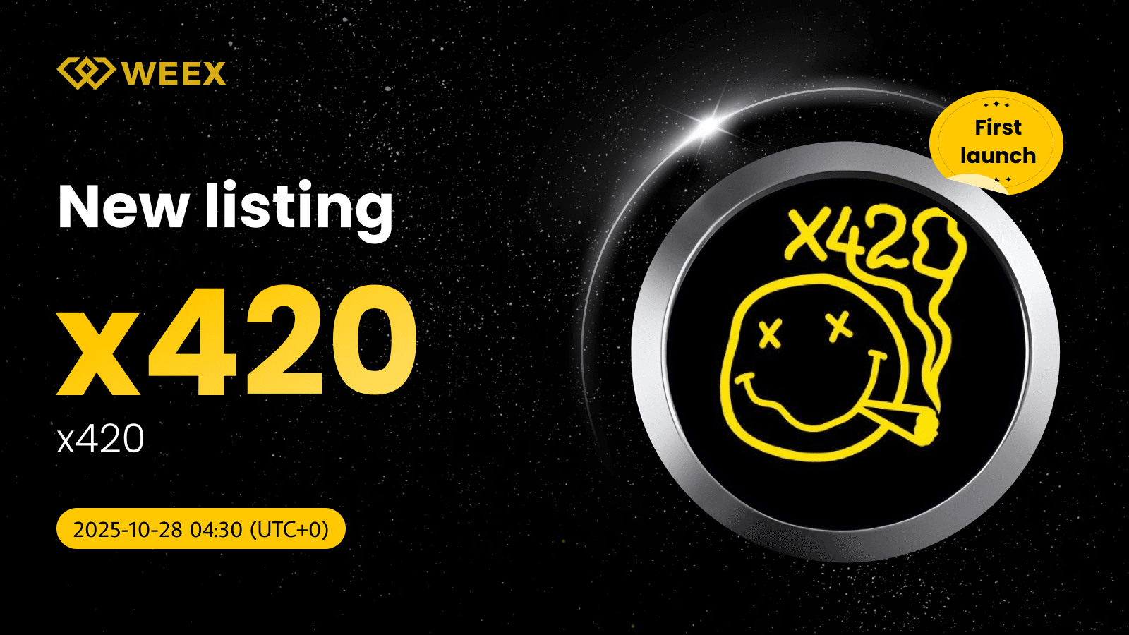 x420 USDT 首发上线 - WEEX 上线 x420
